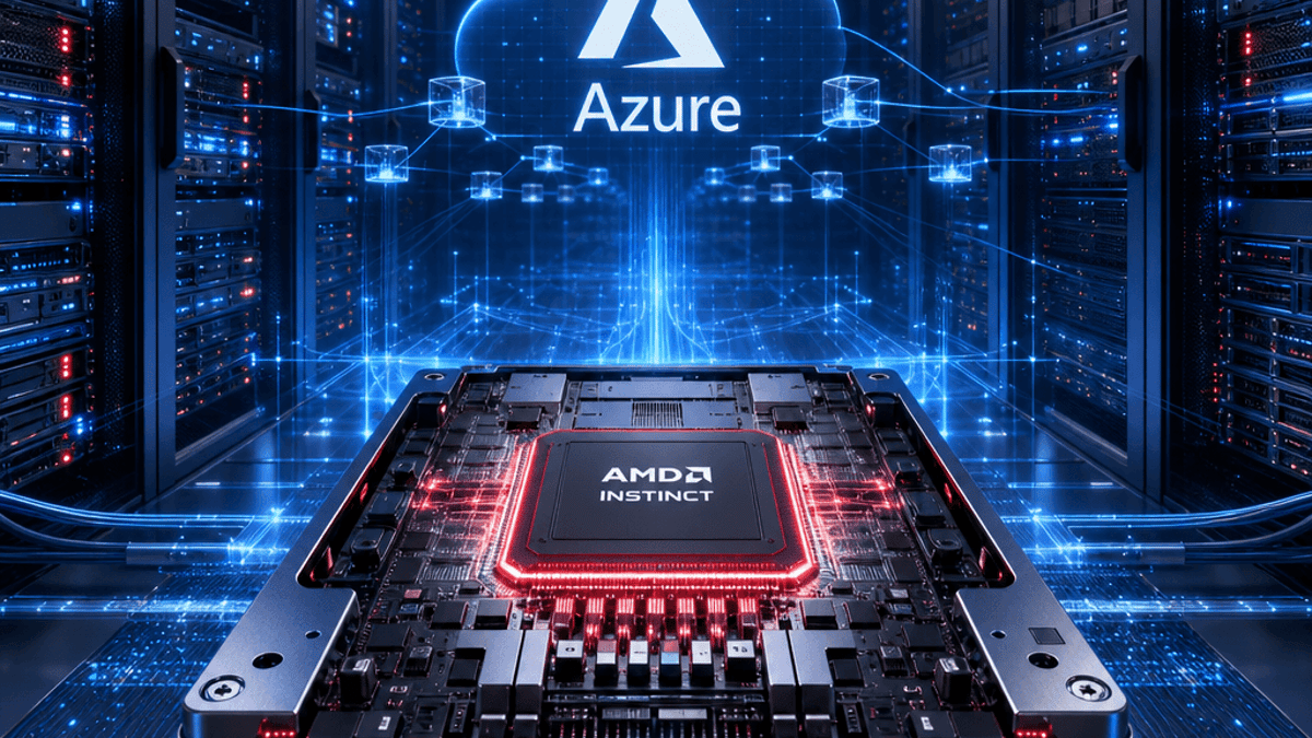 Microsoft Azure lanserar nya AI-VM med AMD Helios-chip