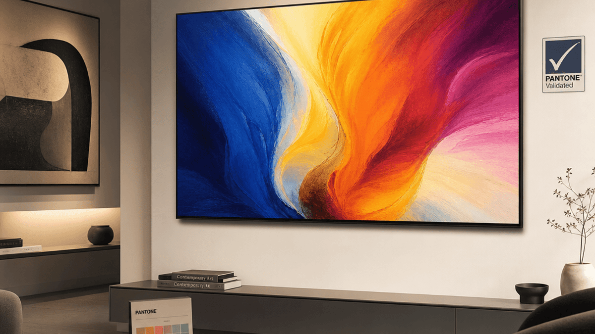 Samsung S95H OLED Earns Pantone Color Certification for Art