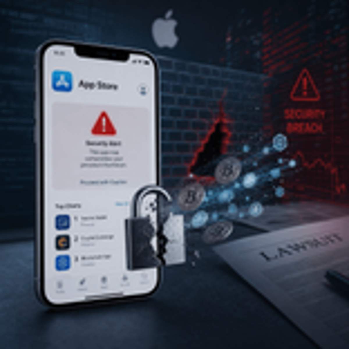 Apple Faces $1.8M Lawsuit Over App Store Crypto Scam