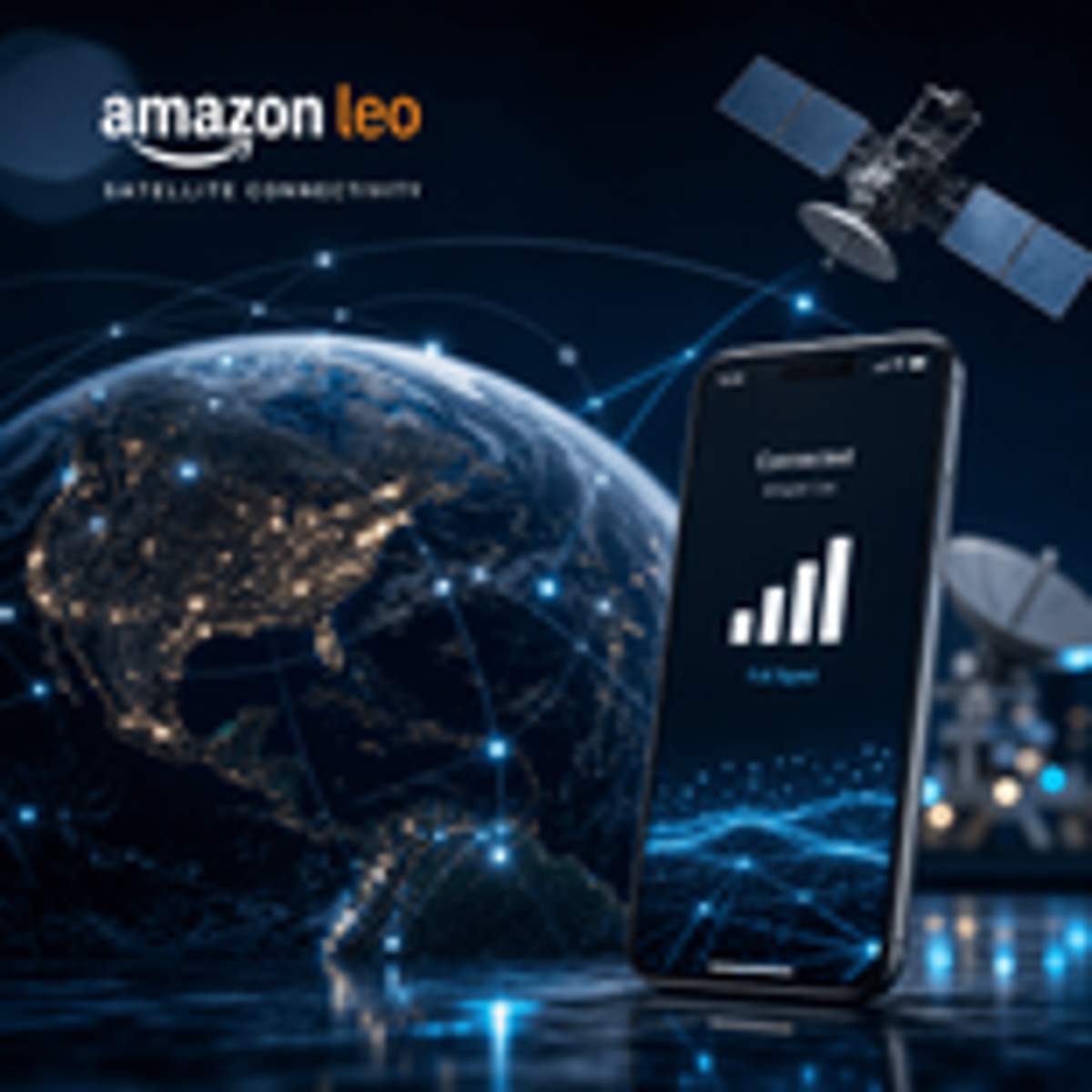 Amazon Leo files for 5,105 satellites to beam cell service from space