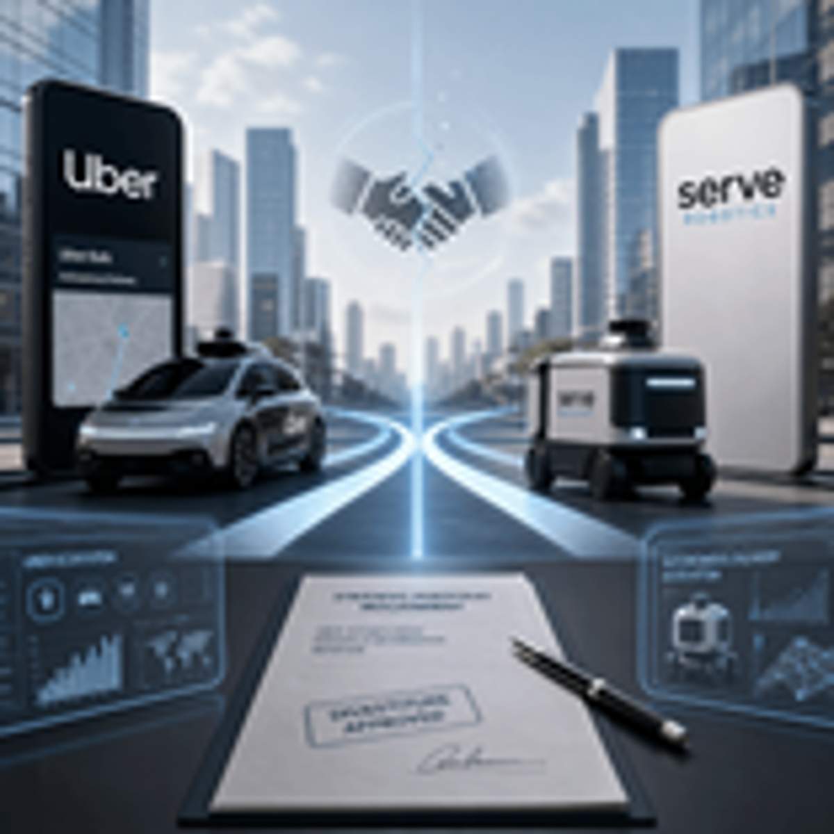 Uber Blindsides Serve Robotics With Surprise Stake Sale