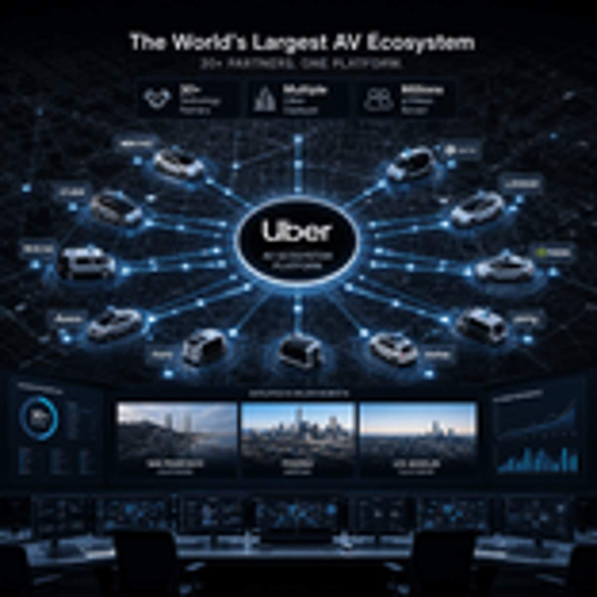Uber's AV Empire: 30+ Partnerships Reshape Ride-Hailing