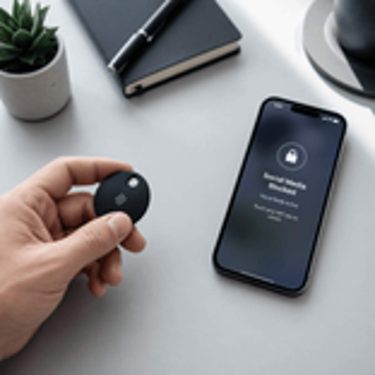 $9 NFC Key Turns App Addiction Into a Physical Challenge
