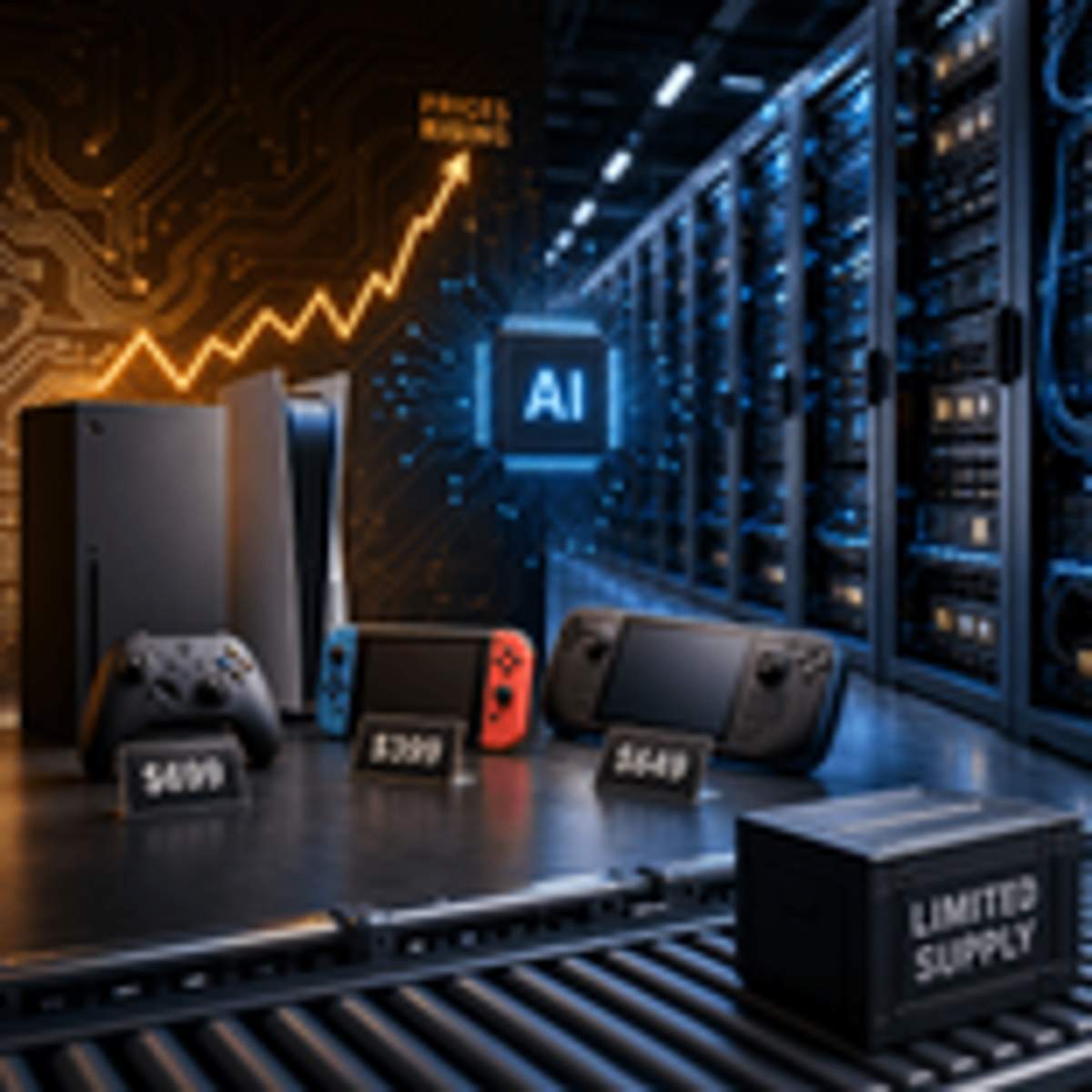 AI Chip Hunger Drives Gaming Console Prices to Record Highs
