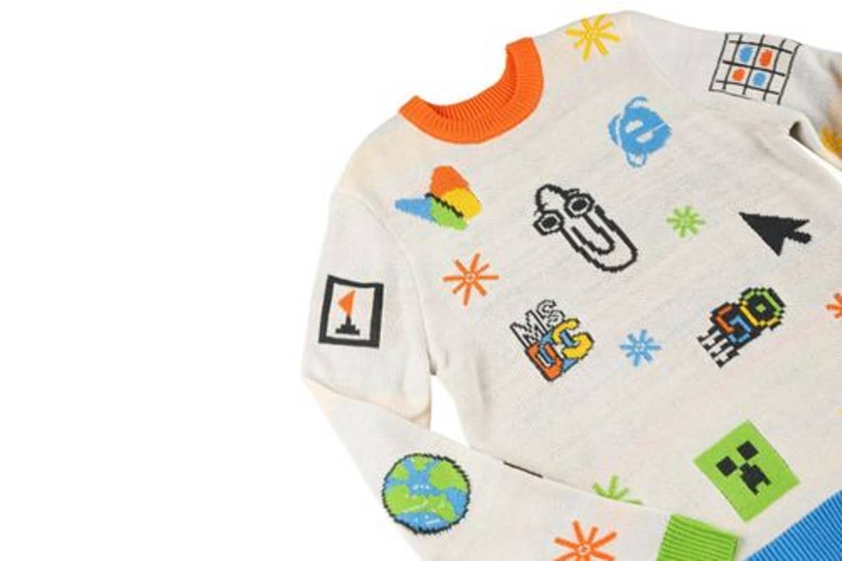 Microsoft Revives Holiday Sweater Tradition With Clippy, Zune Throwbacks