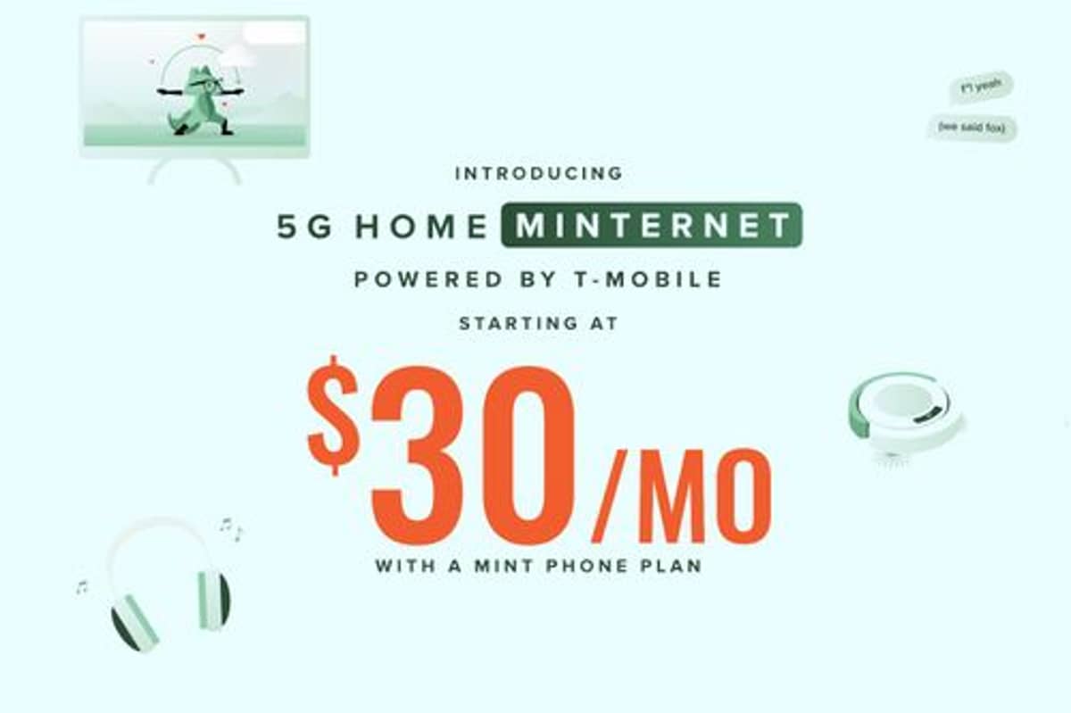 Mint Mobile launches $30 5G home internet with confusing pricing