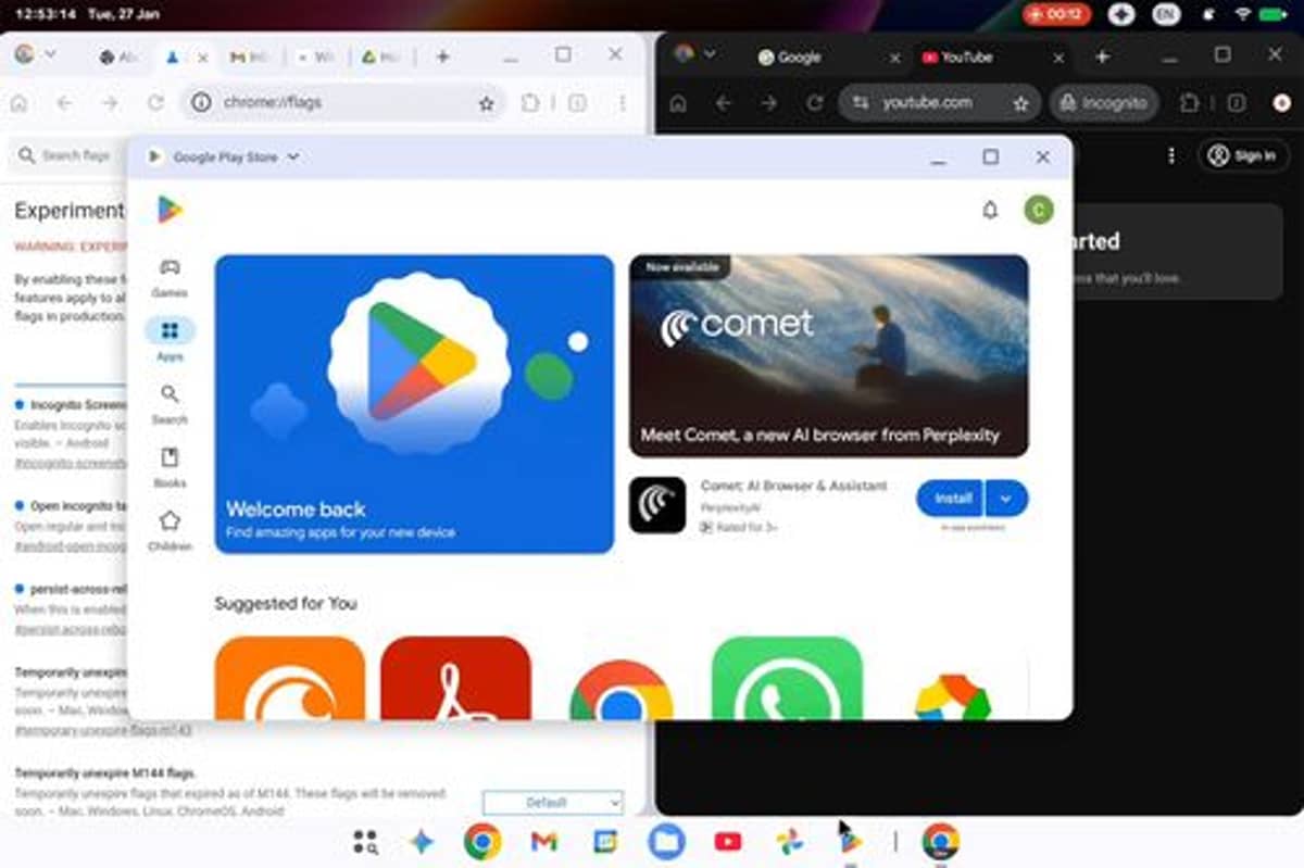 Google accidentally leaks Aluminium OS in action