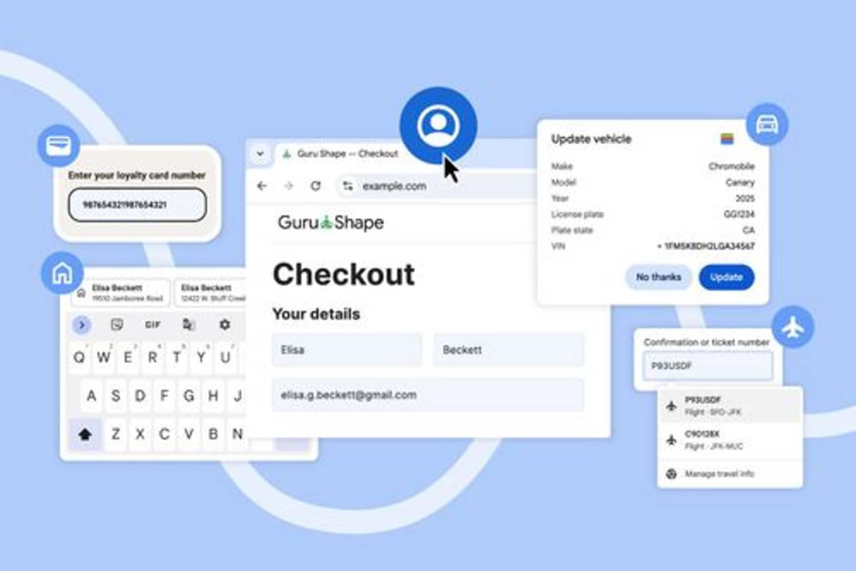 Google integrates Wallet data into Chrome autofill system