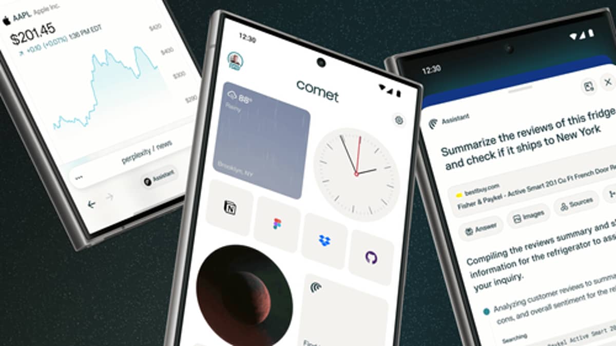 Perplexity launches Comet AI browser on Android