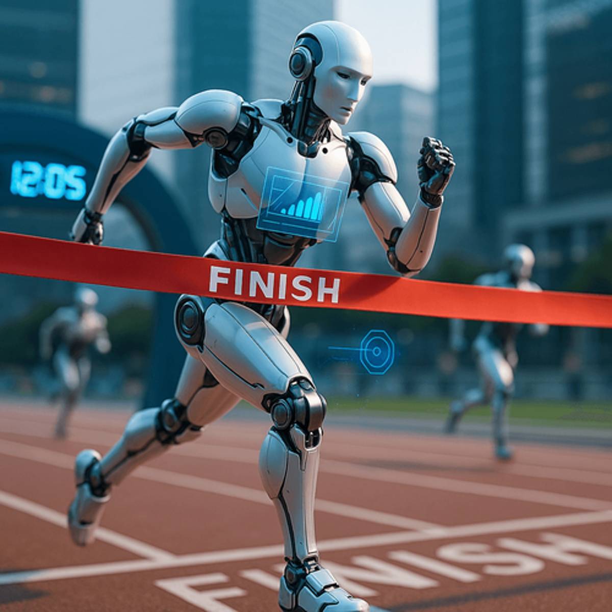 Humanoid robots shatter marathon records in Beijing race