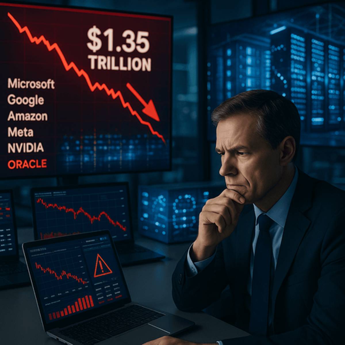 Big Tech loses $1.35T as AI spending fears spark selloff