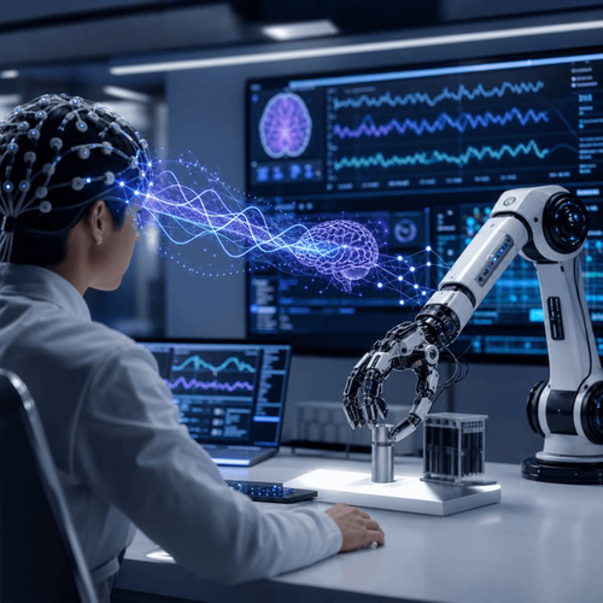 Brain Waves Join Camera Feeds in Next-Gen Robot Training