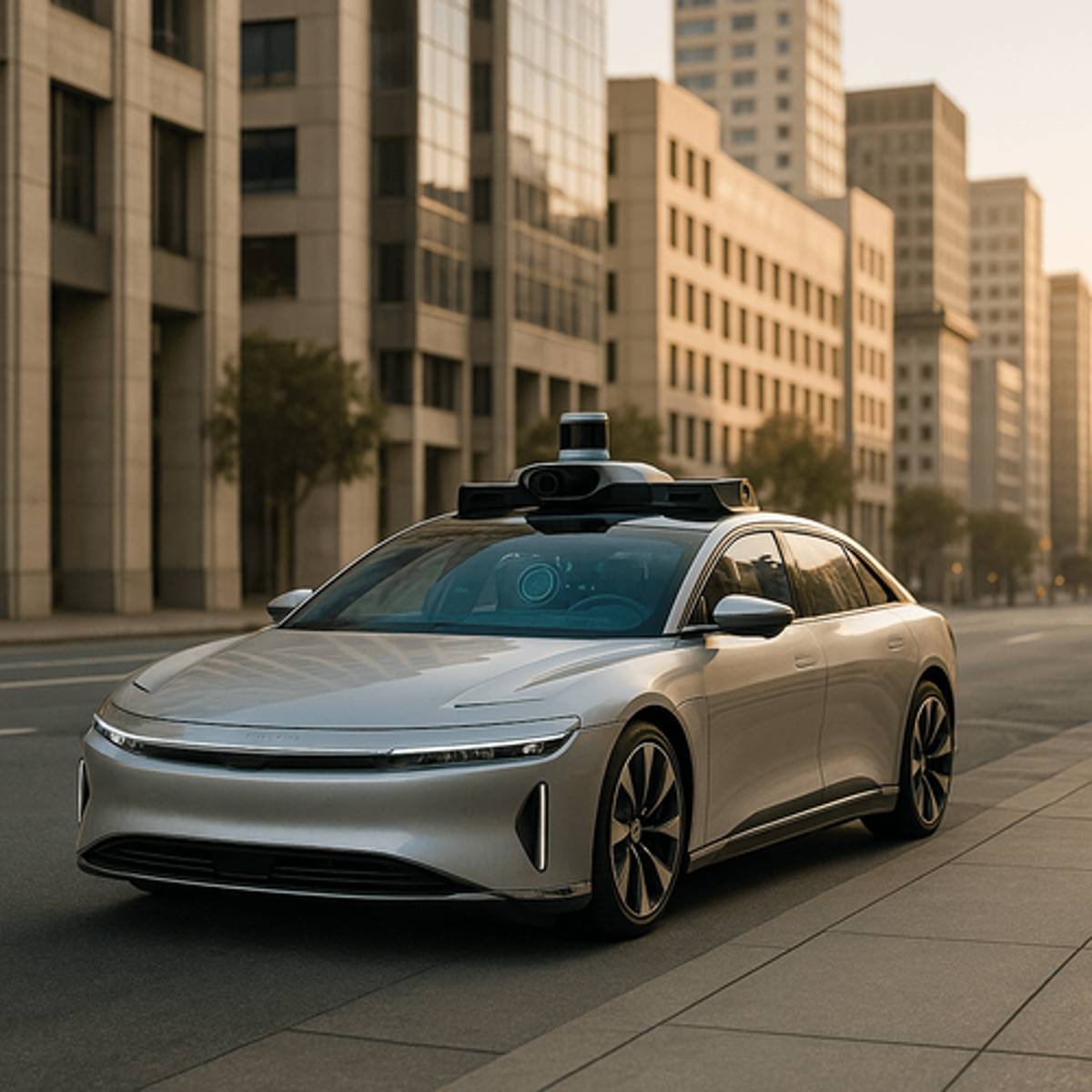 Uber and Nuro Deploy Lucid Robotaxis in San Francisco Test