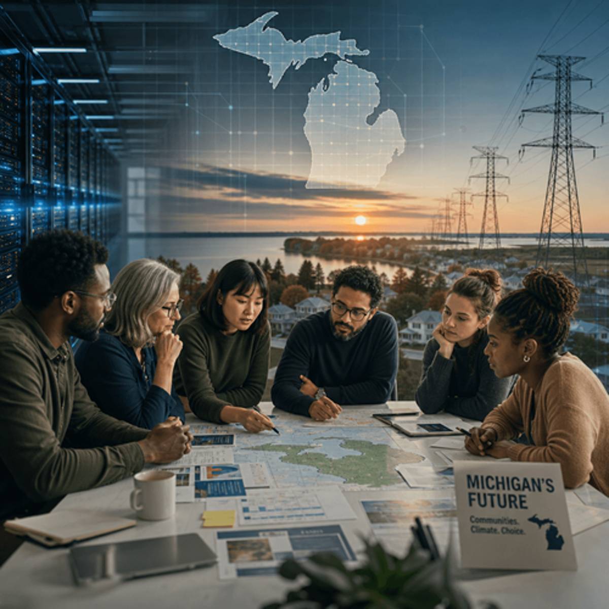 Climate Activists Target Data Centers in Michigan Swing Race