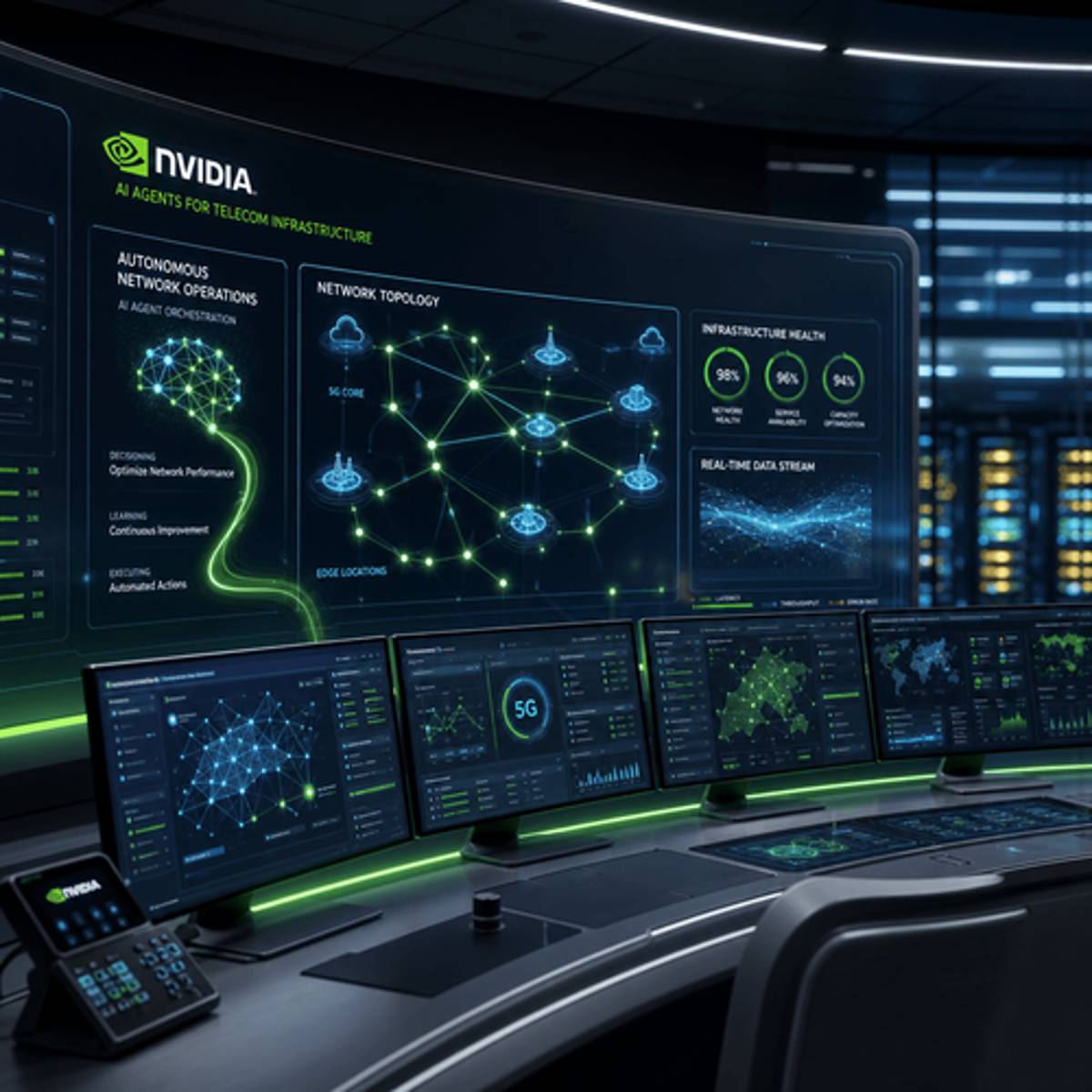 NVIDIA Unleashes Autonomous AI Agents for Telecom Networks