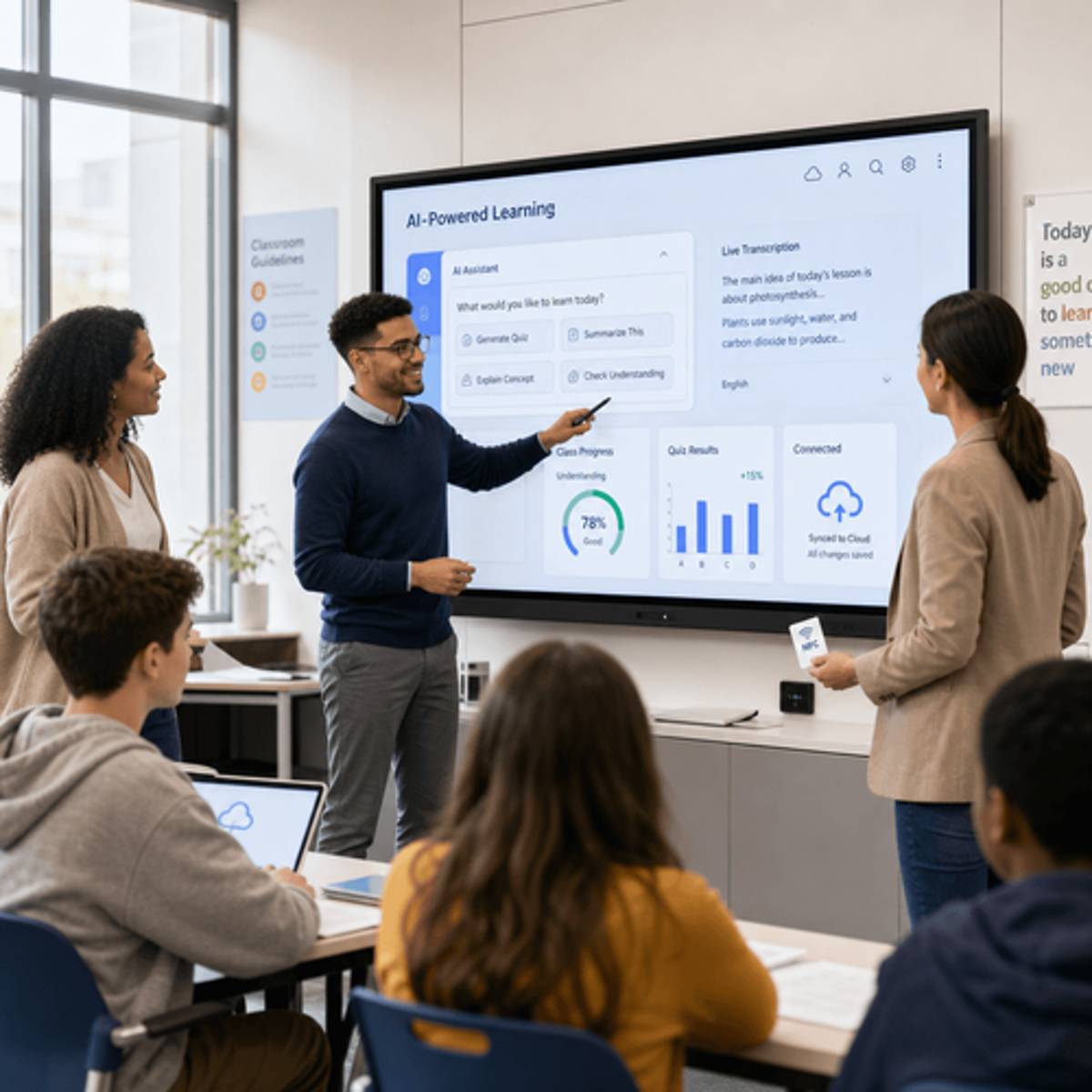 Samsung Unveils AI-Powered Education Tools for Interactive Displays