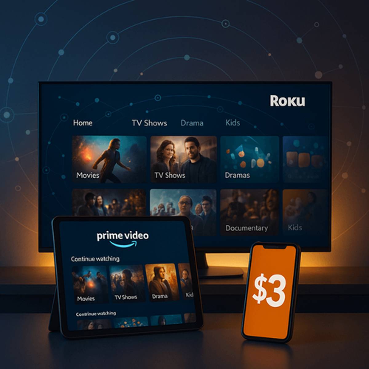 Roku's $3 Howdy Service Lands on Prime Video Channels