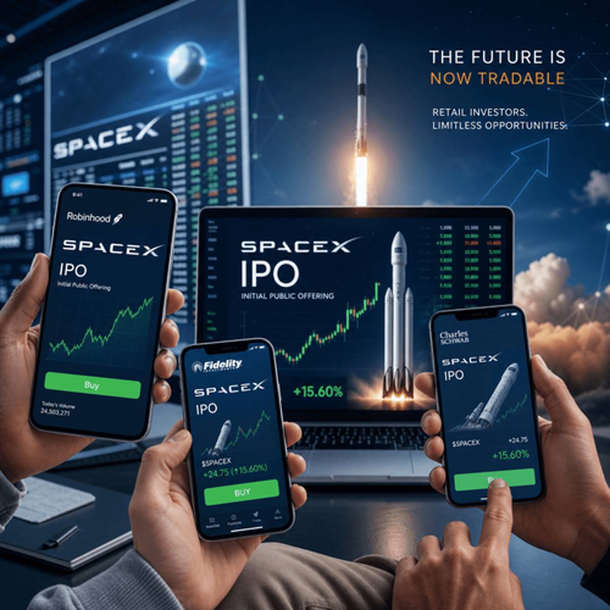 SpaceX IPO Price Set as Retail Rush Begins Across Platforms