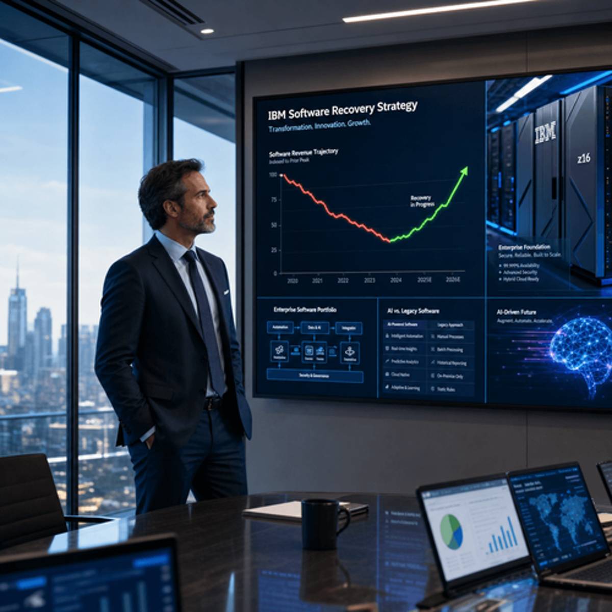 IBM's Krishna Says Software Will Recover Despite AI Headwinds