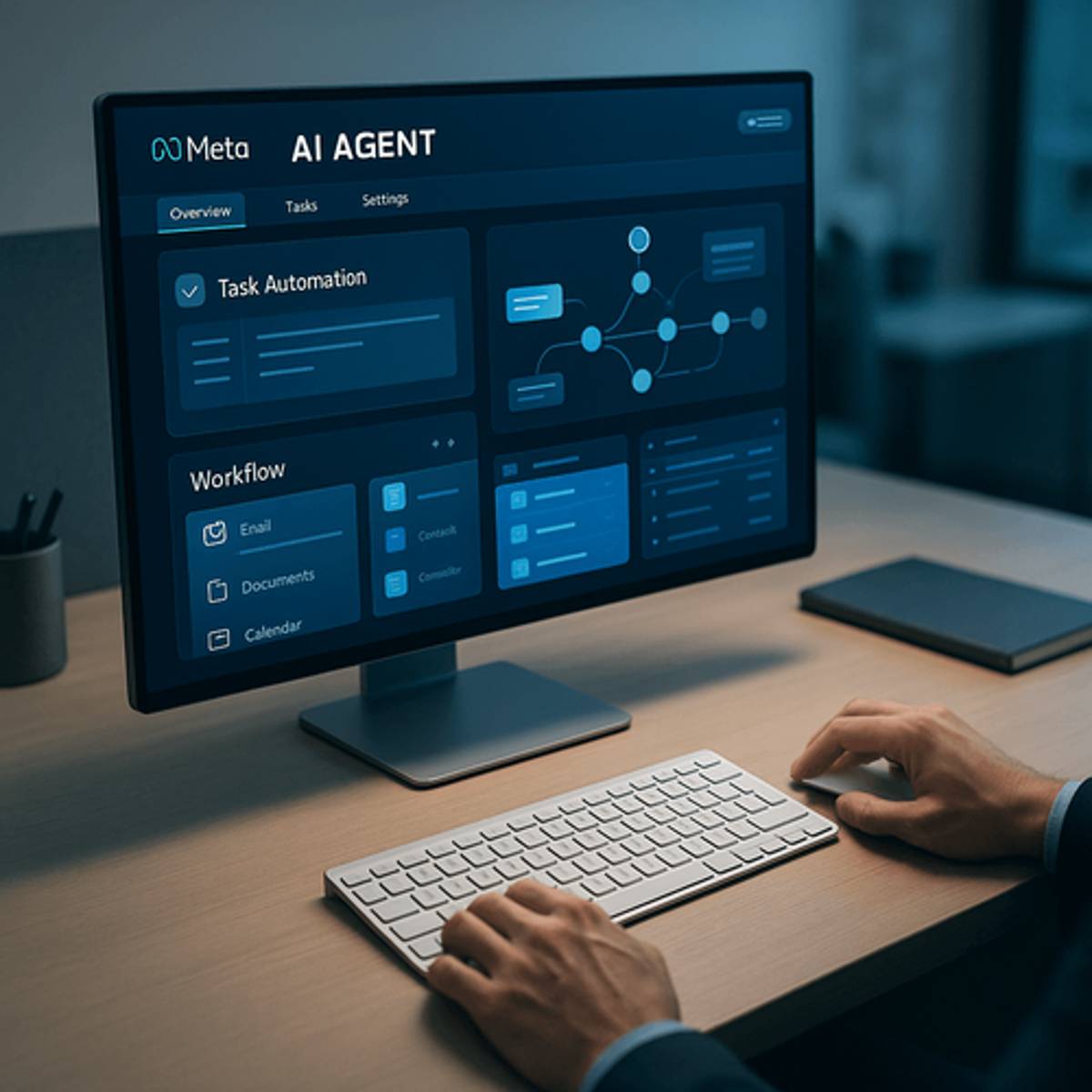 Meta's Manus AI Agent Lands on Desktop Amid Agent Wars