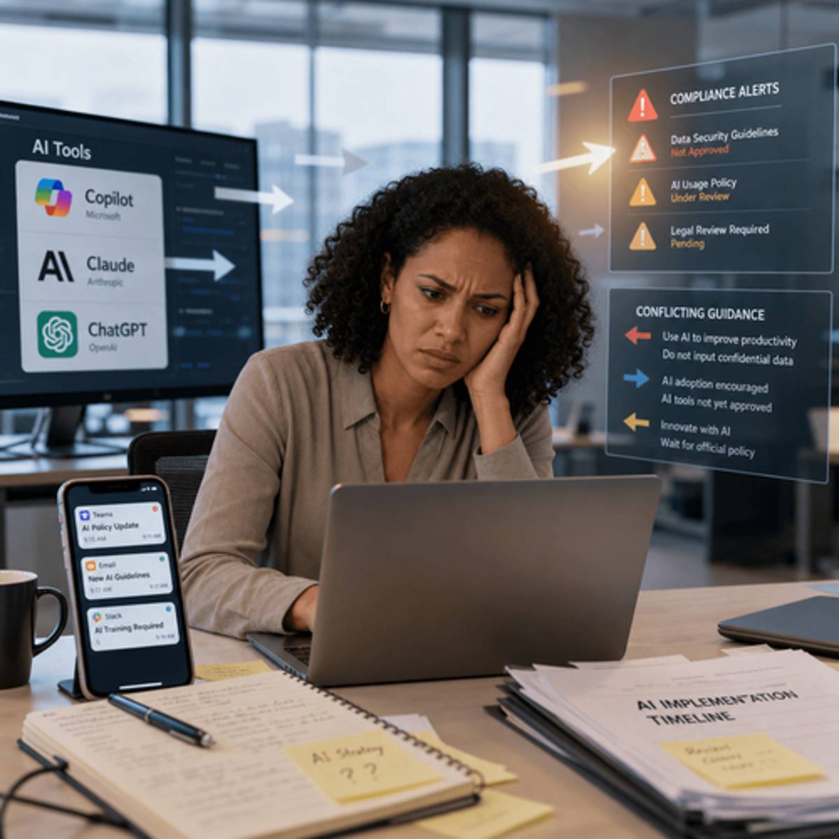 Rushed AI Rollouts Leave Workers Confused, Firms Struggling