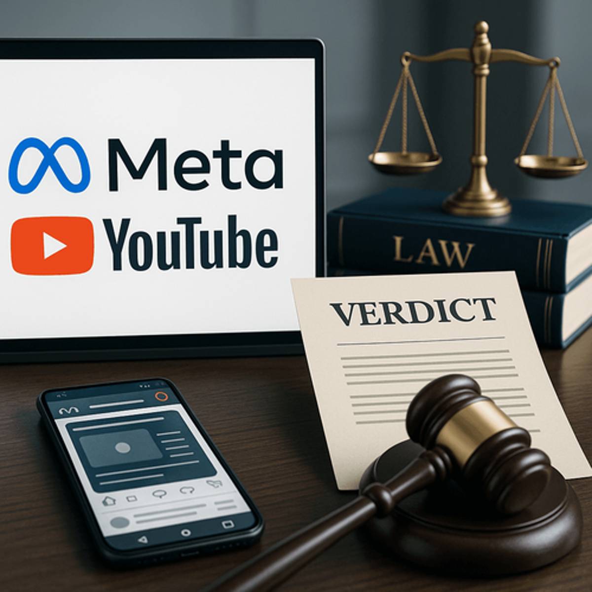 Jury Finds Meta, YouTube Negligent in Addiction Case