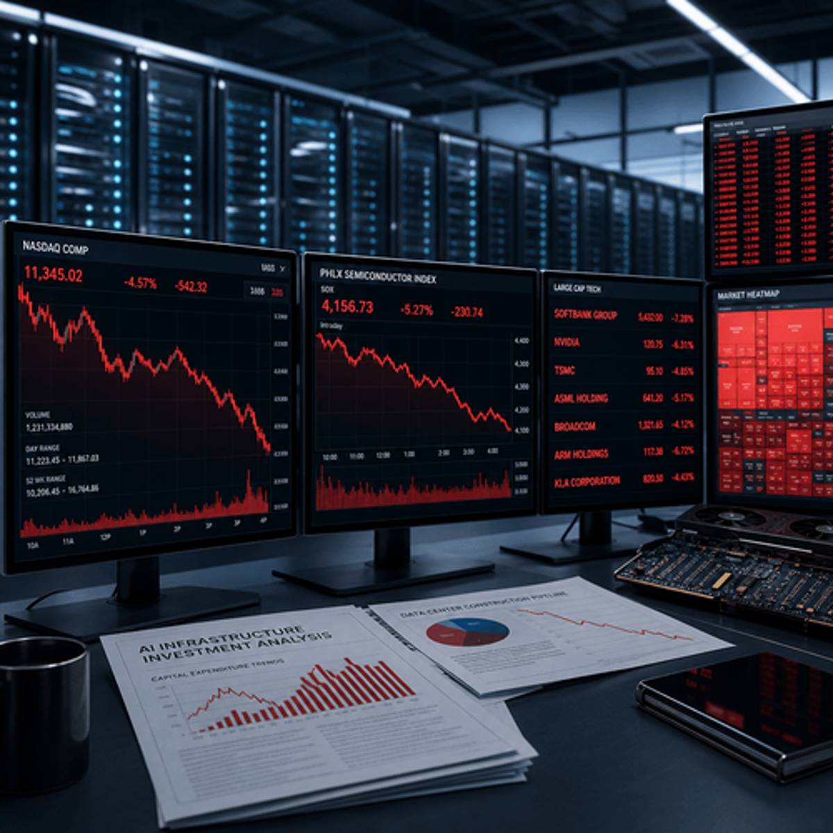 AI Infrastructure Costs Trigger Asian Tech Stock Rout