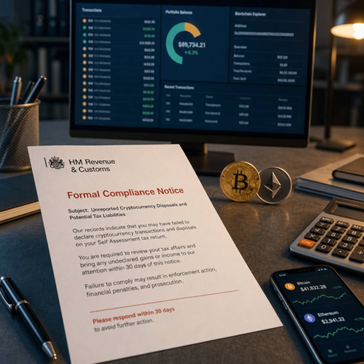 UK tax authority sends 81,000 crypto warnings as enforcement triples