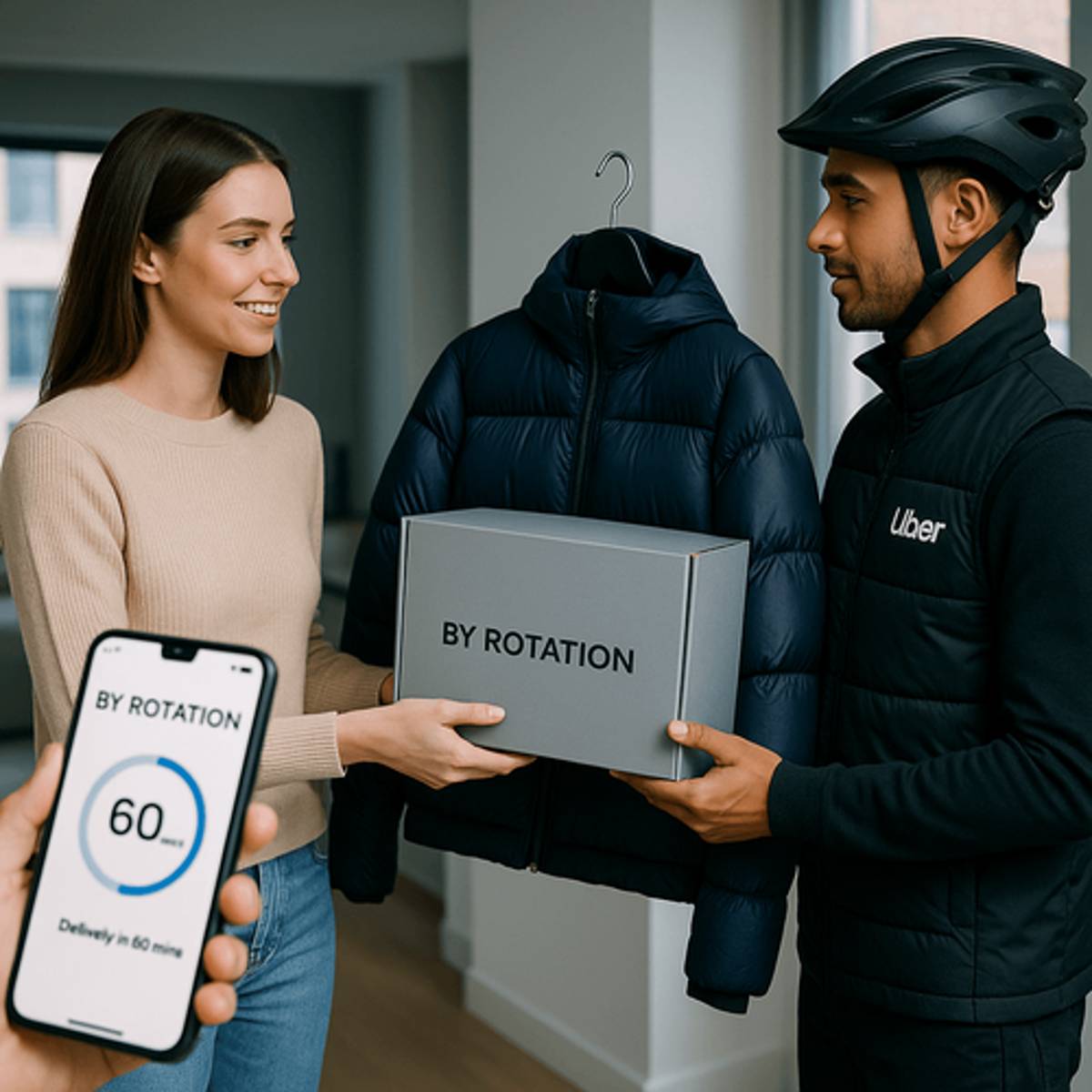 By Rotation taps Uber for 60-minute ski gear delivery