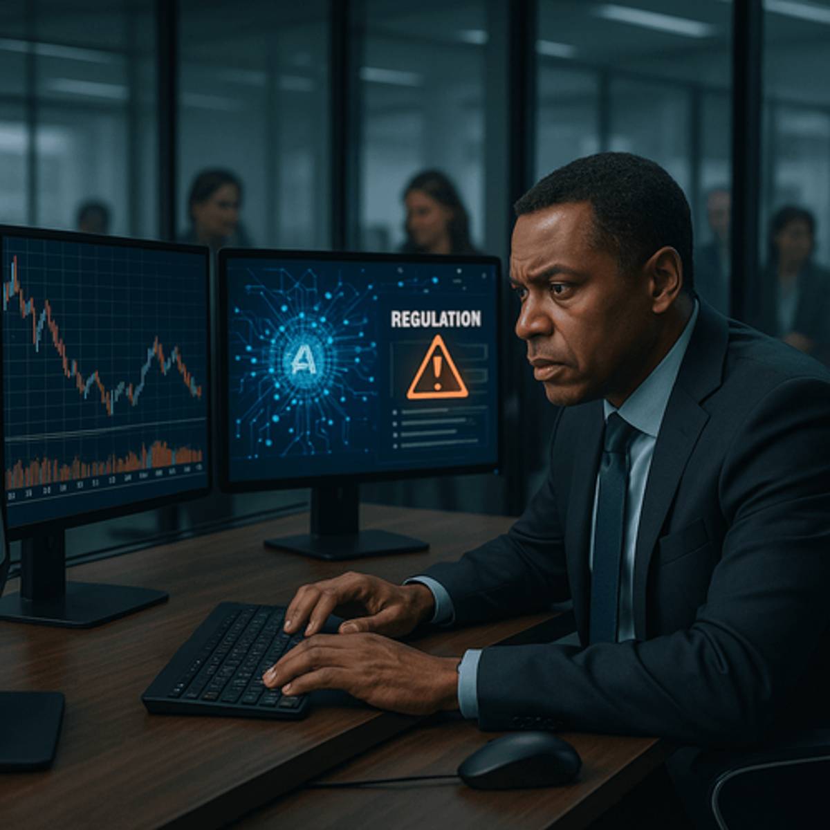 AI Races Past Regulators as Markets Tumble and Politics Erupt