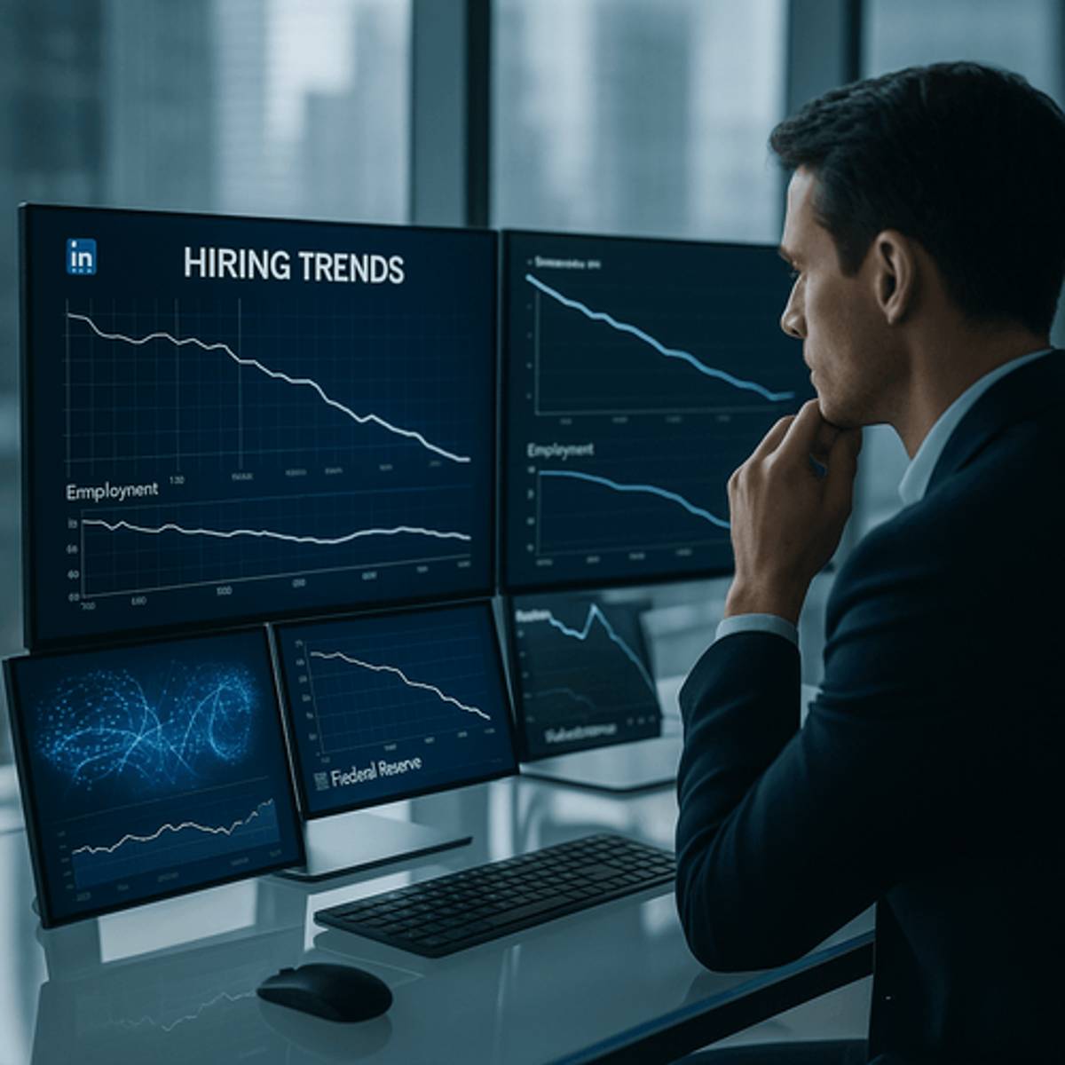 LinkedIn: Hiring Down 20%, But AI Isn't the Culprit