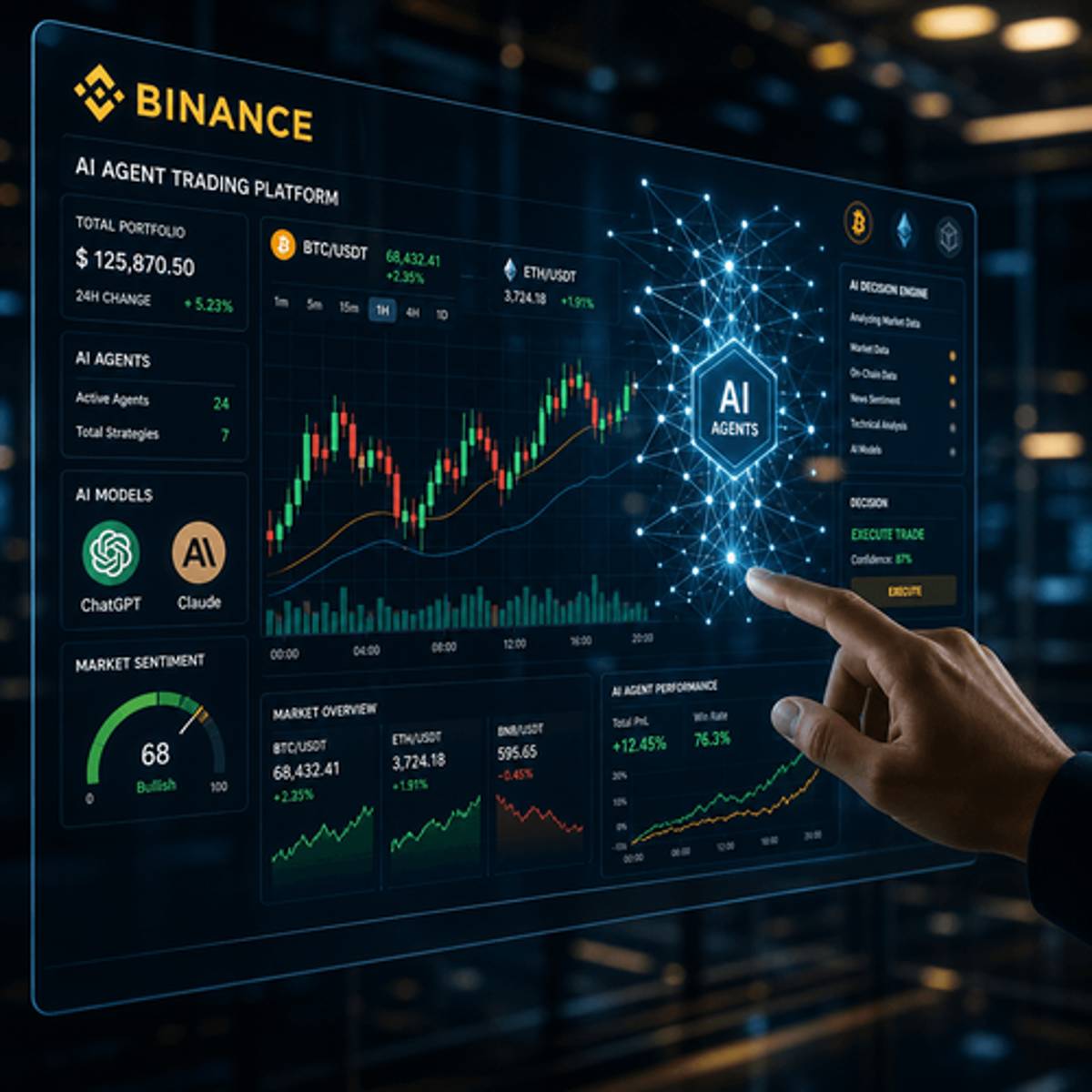 Binance unleashes AI agents for crypto trading