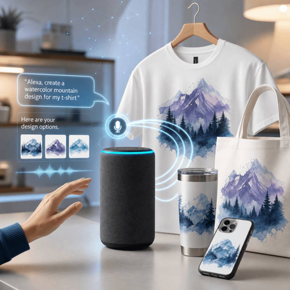 Amazon Unleashes AI Merch Designer Through Alexa