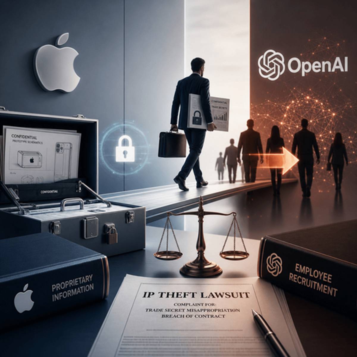 Apple Sues OpenAI Over Alleged Hardware IP Theft