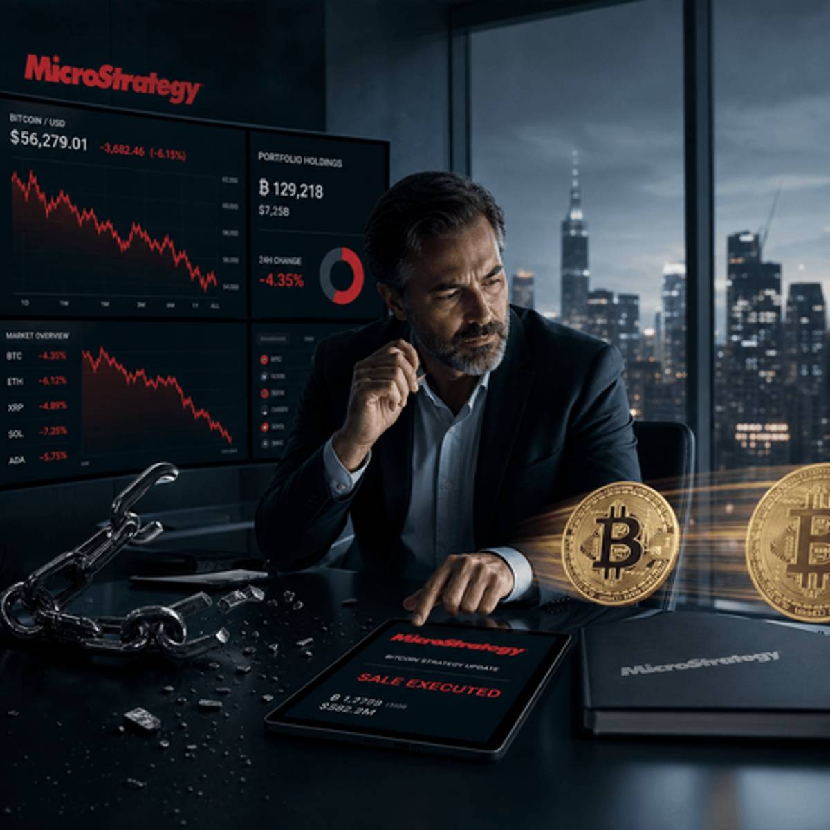 MicroStrategy Breaks Bitcoin Buying Streak With $2.5M Sale