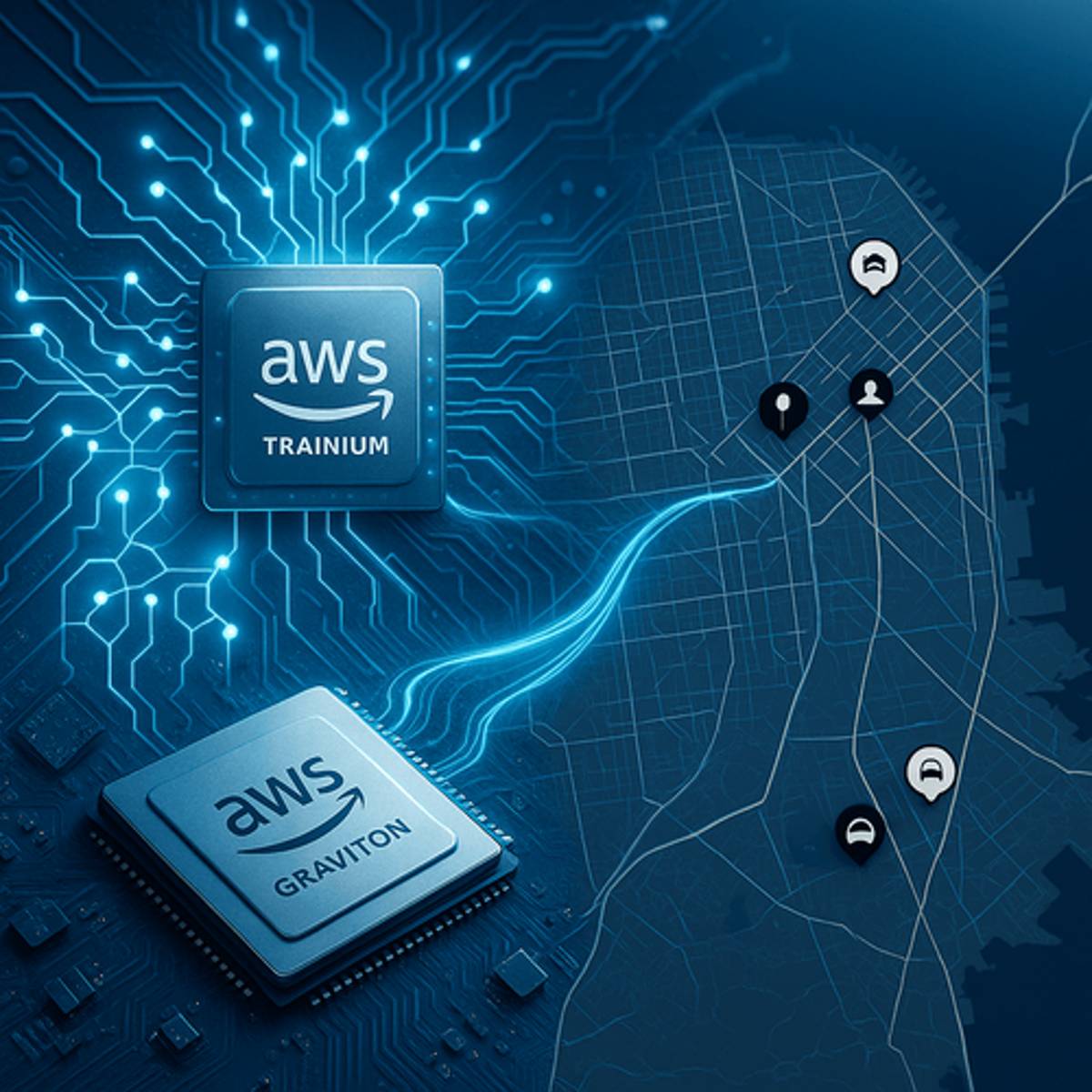 Uber Bets Big on AWS AI Chips to Power Real-Time Rides
