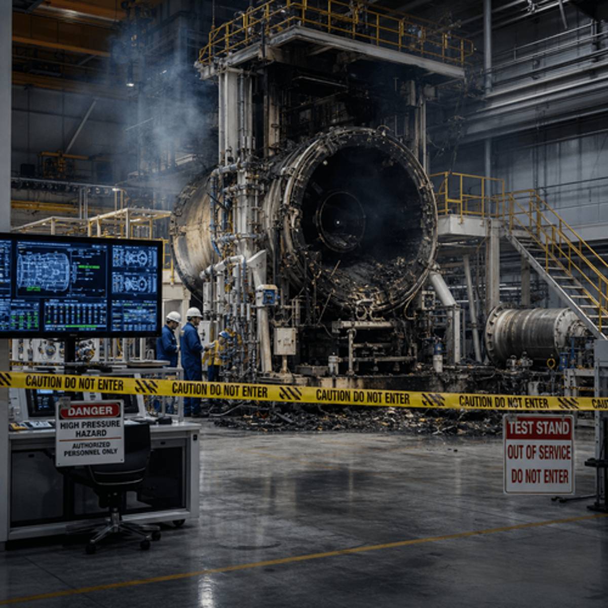 Explosion Damages Anduril's Mississippi Rocket Test Site