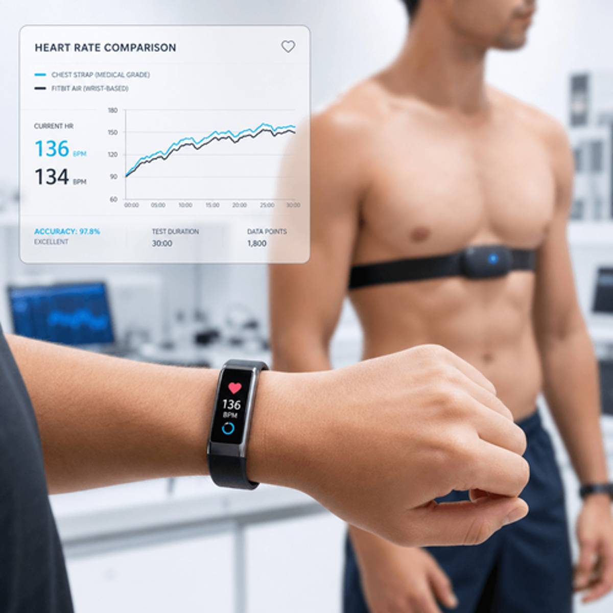 Fitbit Air Heart Rate Test: How Google's Tracker Stacks Up
