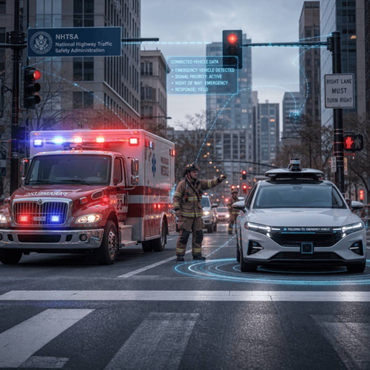 NHTSA Orders AV Companies to Fix Emergency Response Failures