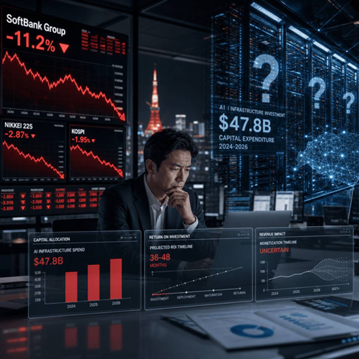 SoftBank Crashes 11% as AI Infrastructure Costs Trigger Asia Rout