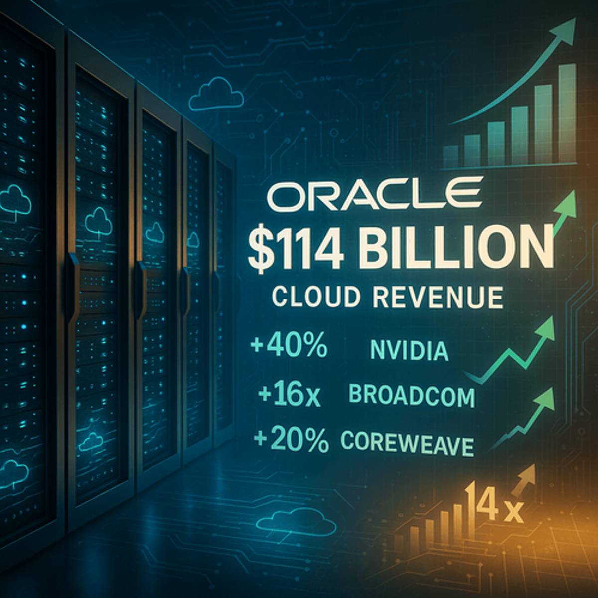 Oracle's $114B AI Vision Sends Nvidia, Broadcom Soaring
