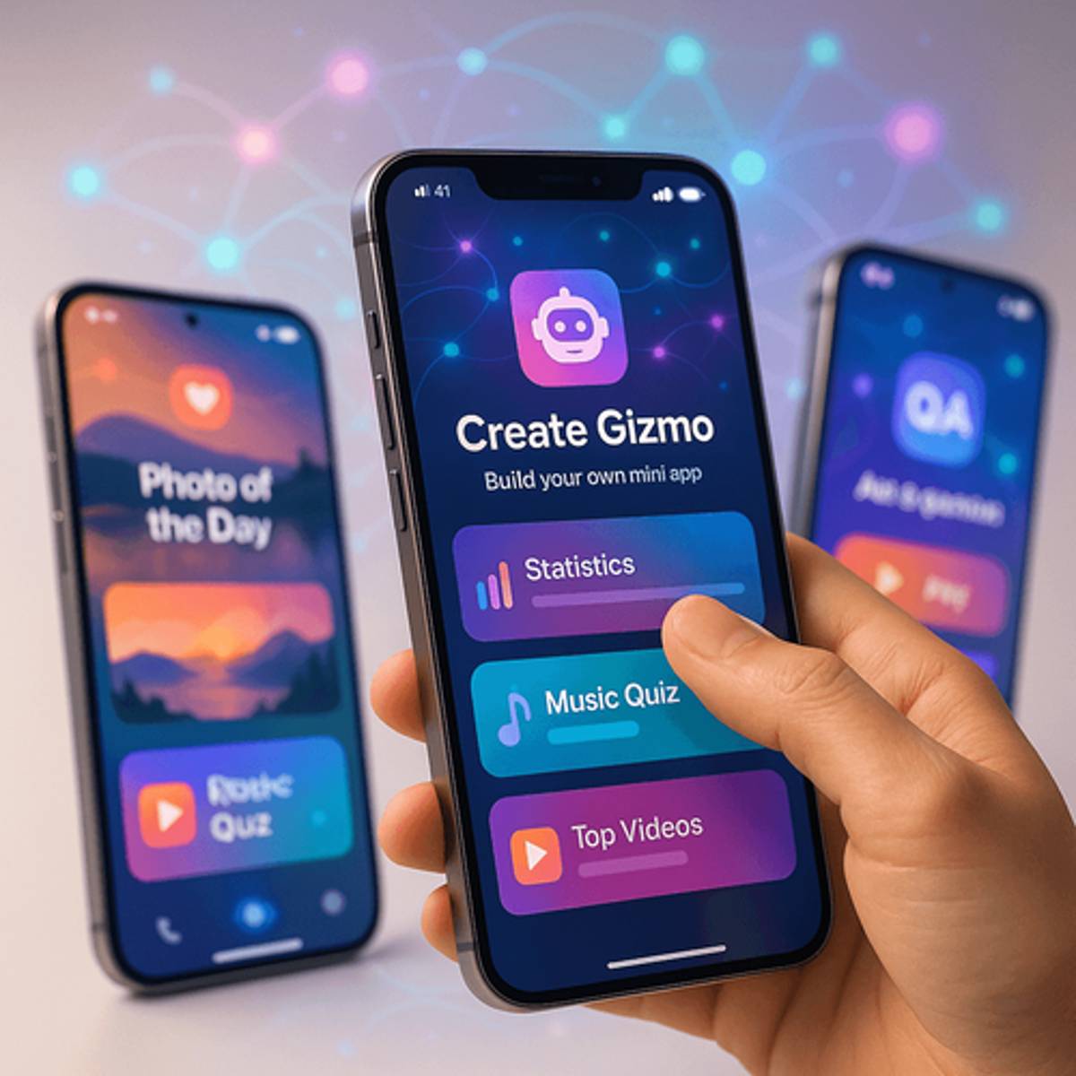 Gizmo hits 600K installs with AI-powered mini-app feed