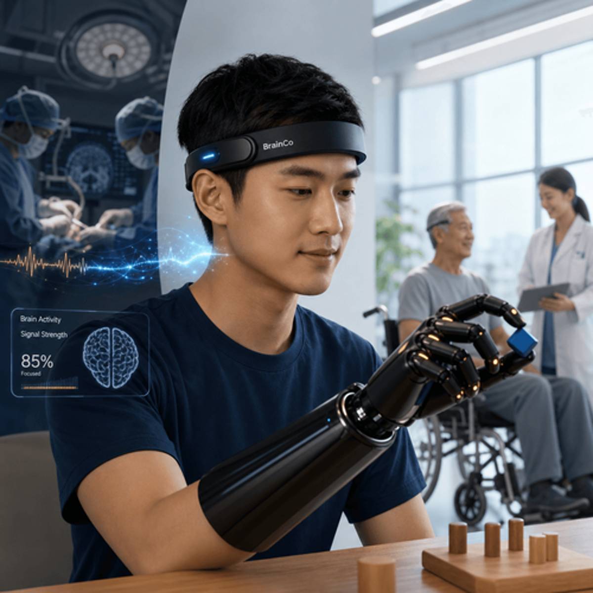 China's BrainCo Bets Wearables Beat Surgery in Brain-Tech Race