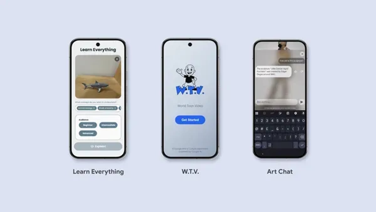 Google drops three AI experiments that turn selfies into lessons