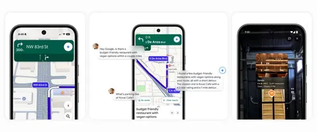 Google Maps gets Gemini AI for hands-free driving questions