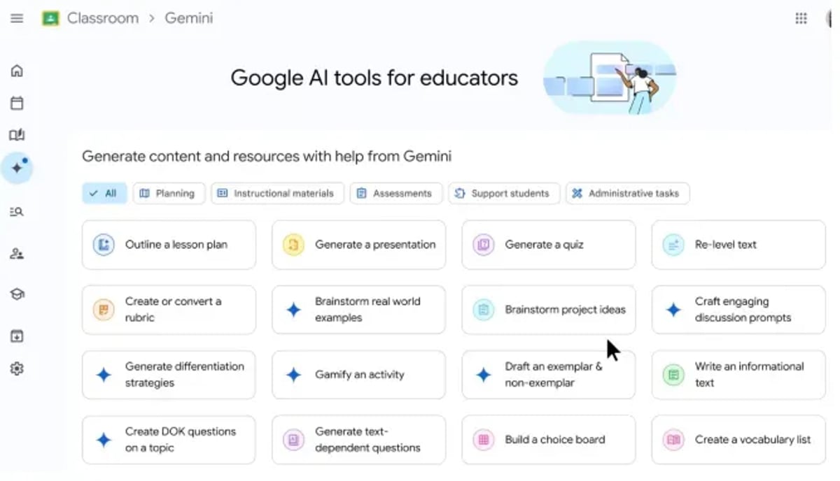 Google Launches AI Classroom Tools
