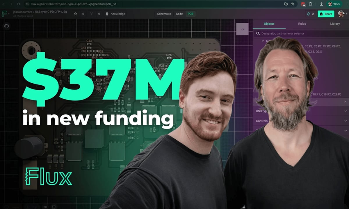 Flux Raises $37M to Rewire How Hardware Gets Built