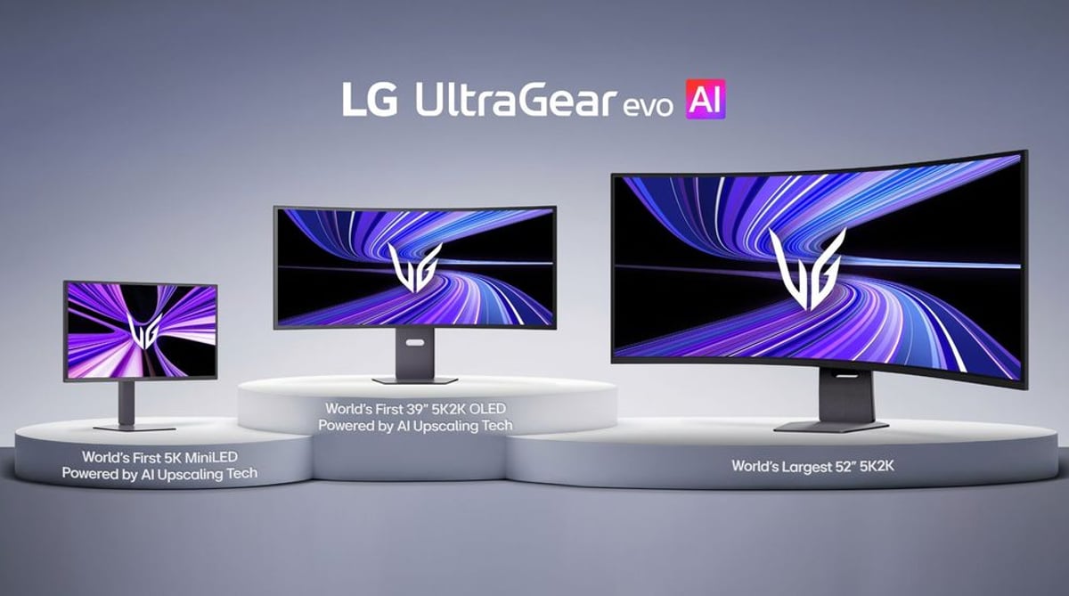 LG's New Gaming Monitors Bet Big on AI Upscaling