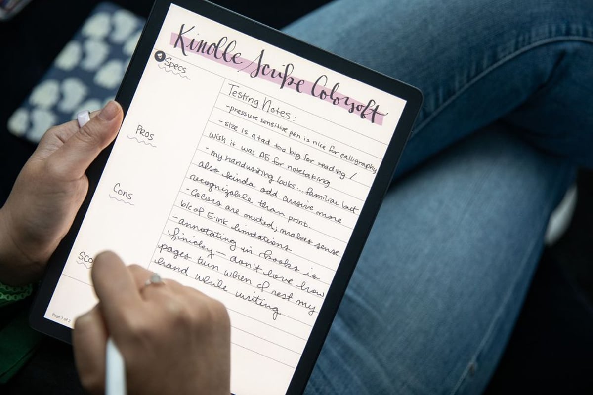 Amazon Turns Kindle Scribe Into AI Productivity Hub