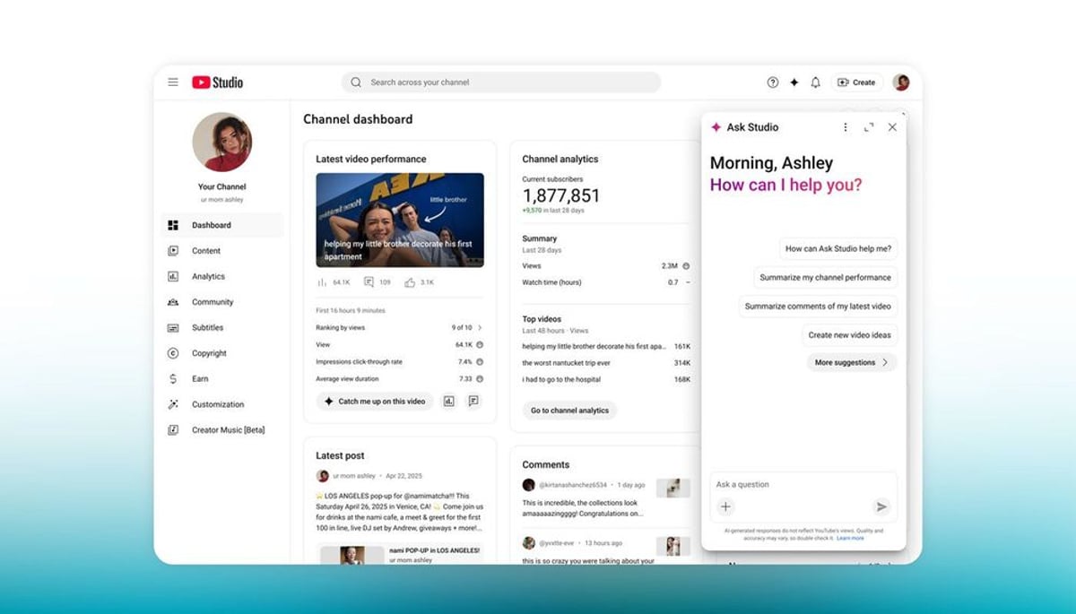 YouTube Rolls Out AI Creator Tools at Made On YouTube Event